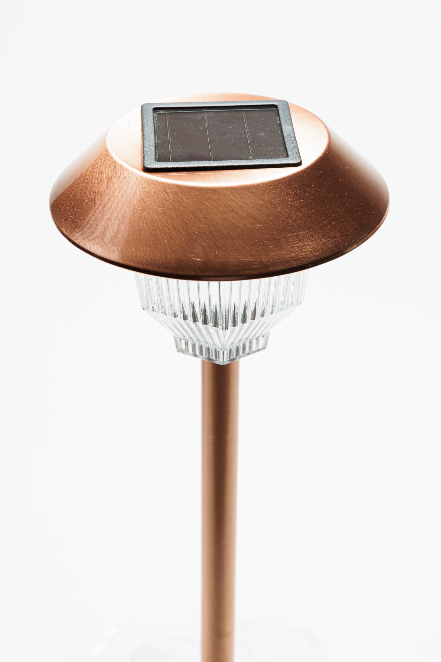 Set of 12 Solar Power Rockwell Path Copper Finished Lights 33865/12