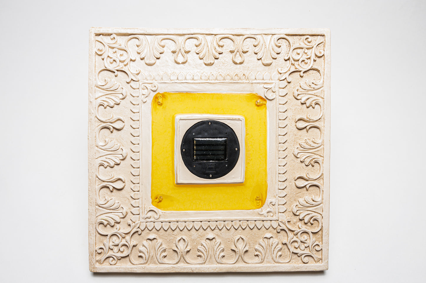 Set of 3 Solar Power Square Garden Stepping Stones