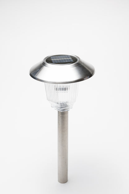 Set of 8 Solar Power Olympus Path Stainless Finished Lights 33868/8