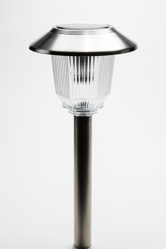 Set of 8 Solar Power Olympus Path Stainless Finished Lights 33868/8