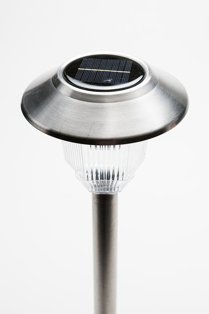 Set of 8 Solar Power Olympus Path Stainless Finished Lights 33868/8