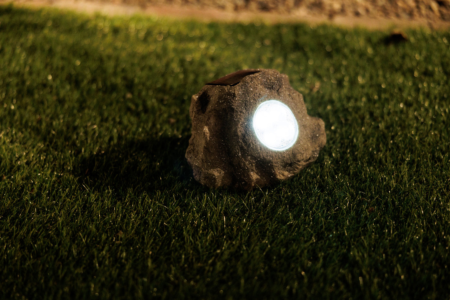 Set of 3 Solar Power Jumbo Rock Spot Lights