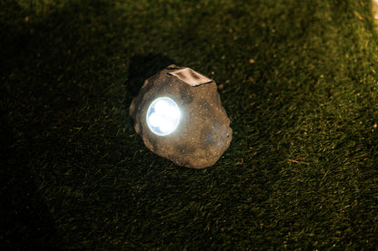 Set of 3 Solar Power Jumbo Rock Spot Lights