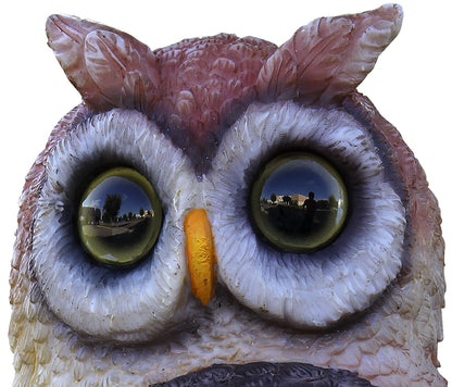 15" Owl watcher animal deterrent with hooting sound and blinking eyes OW-1