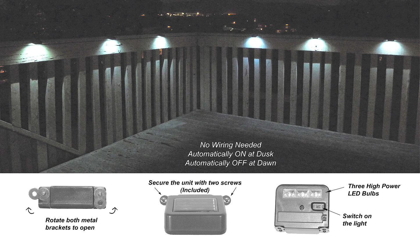 Homebrite Solar Power Wunder Mini Spotlight (Set of 6)