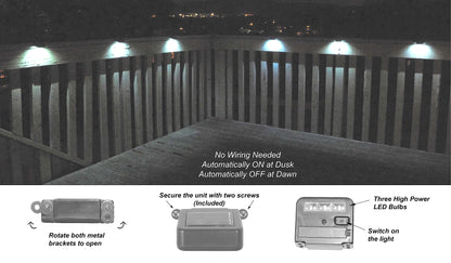 Homebrite Solar Power Wunder Mini Spotlight (Set of 6)